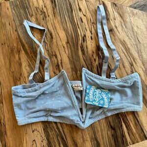 NEW Free People Sierra Bandeau Bra in The Rain
